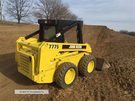 john deere 7775 skid steer reviews|1996 jd 7775 skidloader value.